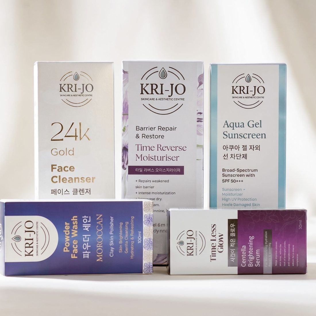 The KRI-JO authentic Korean skincare range