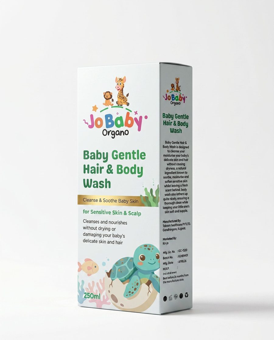 Jo Baby Organo Baby Gentle Hair & Body Wash
